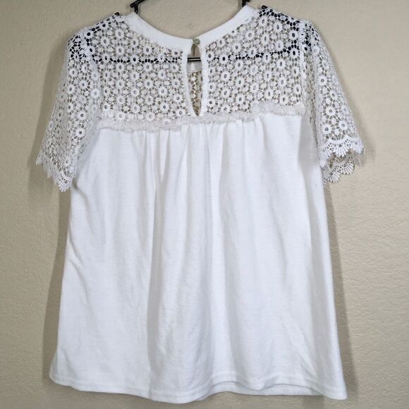 Lace Shoulder Top (C2) - Picture 2 of 8